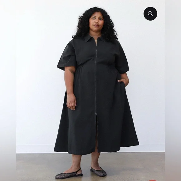 Nobel Long Utility Dress 1X - Picture 4 of 9